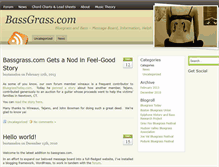 Tablet Screenshot of bassgrass.com